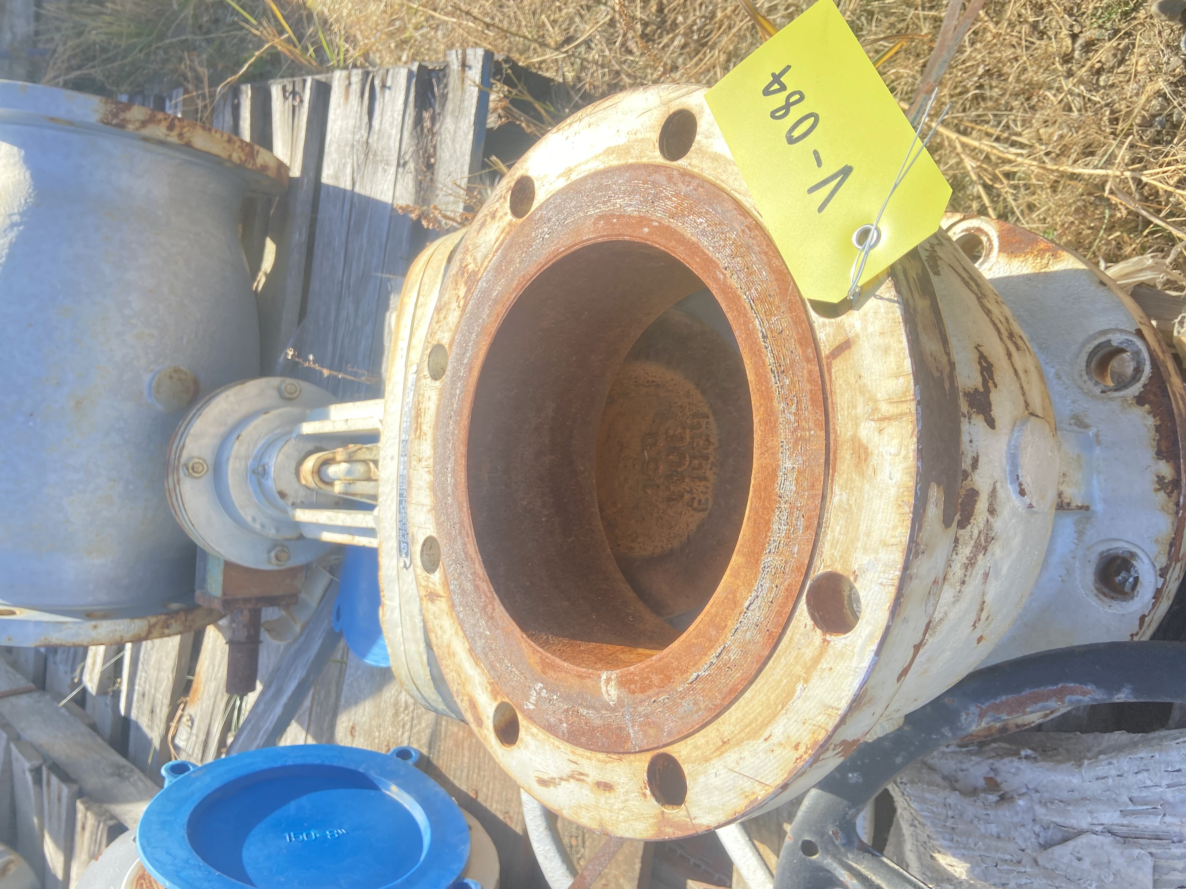 Zy-Tech Global 8 Inch Class 150 Gate Valve FIG. 600 063YAU with BG101 Gear Operator