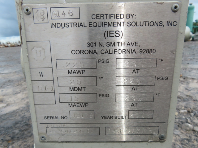 IES Vertical Pressure Vessel 6-3/4" x 18" — product image 6 of 10
