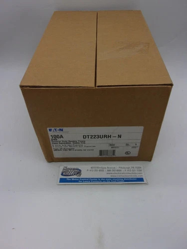 Eaton DT223URH General Duty Double Throw Safety Switch, 100A, 240V, NEMA 3R — product image 2 of 8