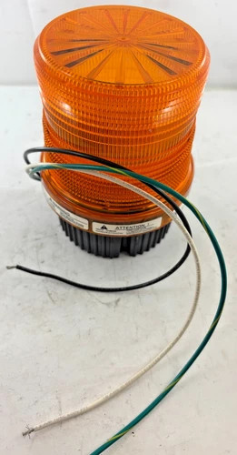 Federal Signal Fireball II Strobe Beacon FB2PST-120A Amber — product image 4 of 5