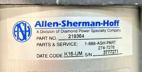 Allen-Sherman-Hoff Double Acting Pneumatic Cylinder 219364 — product image 2 of 5
