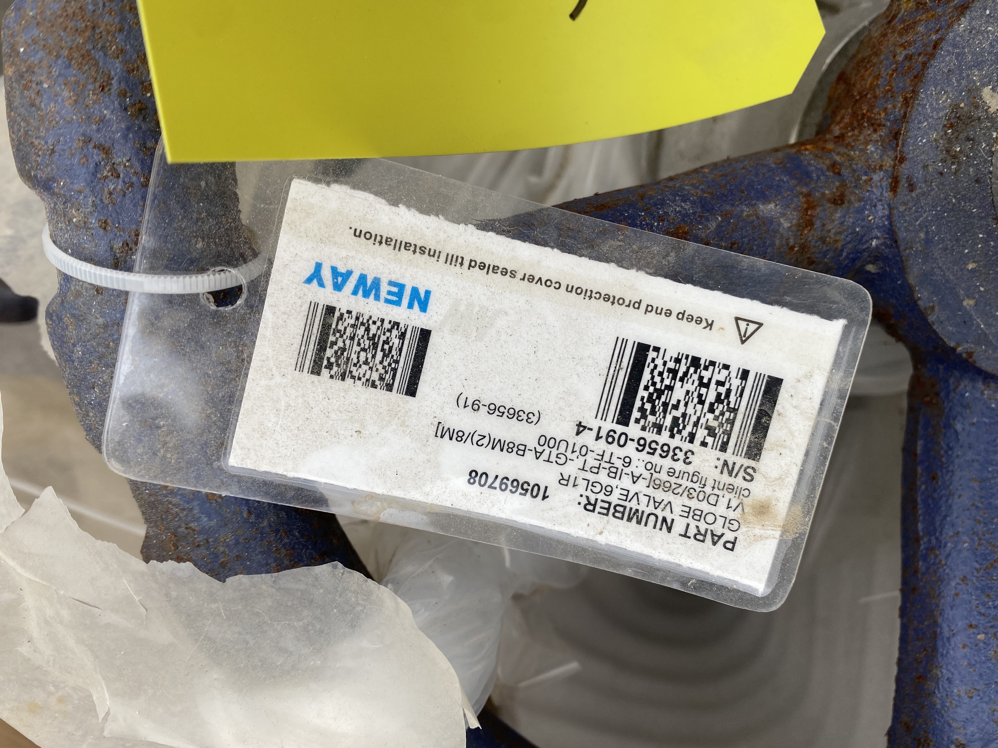 Neway 6-inch Class 150 Globe Valve ASTM A995 4A Duplex Stainless Steel — product image 2 of 3