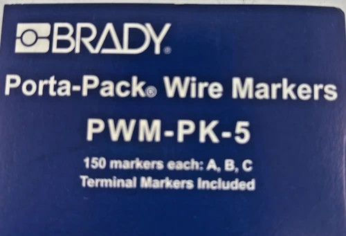 Brady Porta-Pack Wire Markers PWM-PK-5 — product image 3 of 3