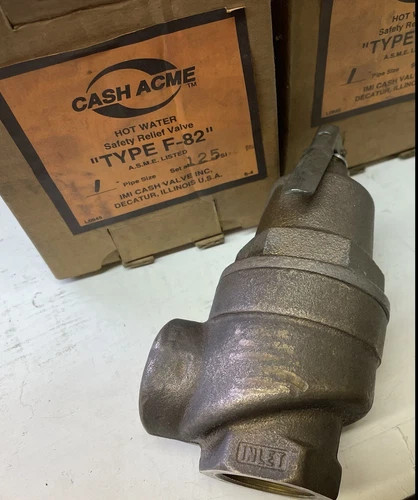Cash Acme F-82 1" Hot Water Safety Relief Valve