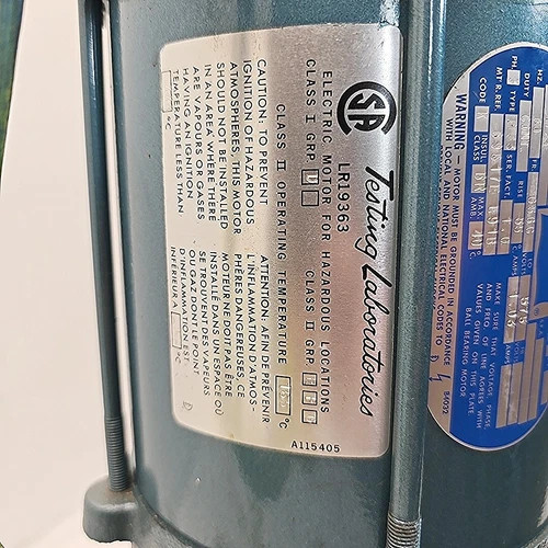 Milton Roy FR161-144 Controlled Volume Pump with Doerr 0.75 HP 1725 RPM Motor — product image 6 of 7