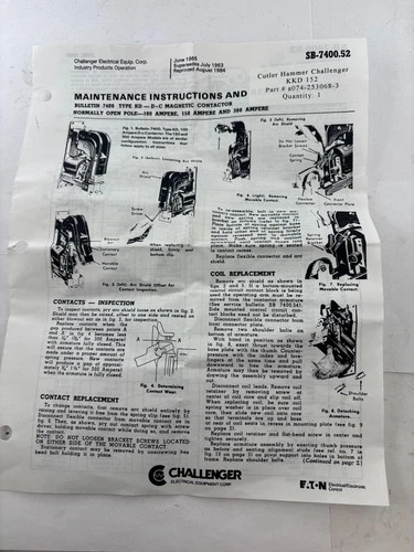Cutler-Hammer Challenger Contact Spring KKD 152 A074-253068-3 — product image 2 of 5