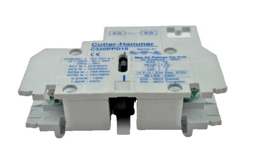 Cutler-Hammer C320PPD10 Auxiliary Contact — product image 3 of 6