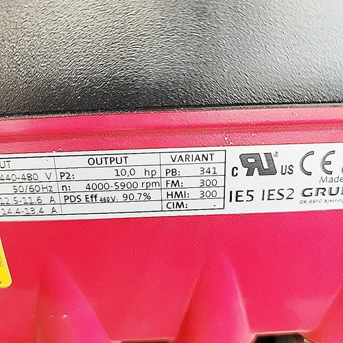 Grundfos CRNE1-23 HS-P-GI-E-HQQE Multistage Centrifugal Pump — product image 11 of 13