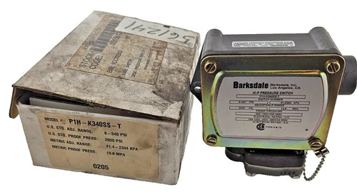 Barksdale HI-P Pressure Switch PIH-KH340SS-T — product image 8 of 8