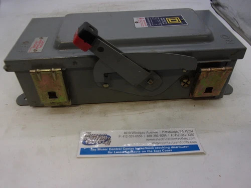 Square D HU361AWK Heavy Duty Safety Switch, 30A, 600V, 3-Pole, Non-Fusible, NEMA 12 — product image 6 of 8