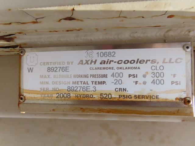 AXH Air-Coolers Forced Draft Air-Cooled Heat Exchanger 89276E — product image 8 of 12