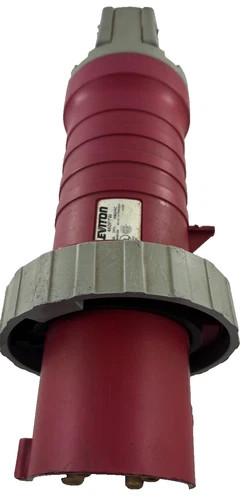 Leviton 460P7W Watertight Pin and Sleeve Plug, 60A, 480VAC, 3 Phase — product image 4 of 6