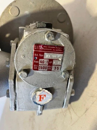 SITI MI-50-F Worm Gearbox with 0.25kW Motor, Ratio 40:1 — product image 4 of 5