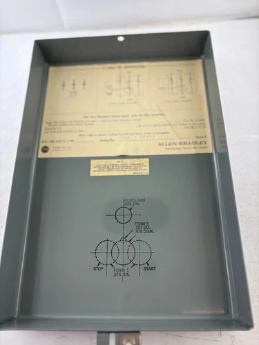 Allen Bradley Bulletin 702 NEMA 1 Enclosure for Size 2 AC Contactor — product image 3 of 5