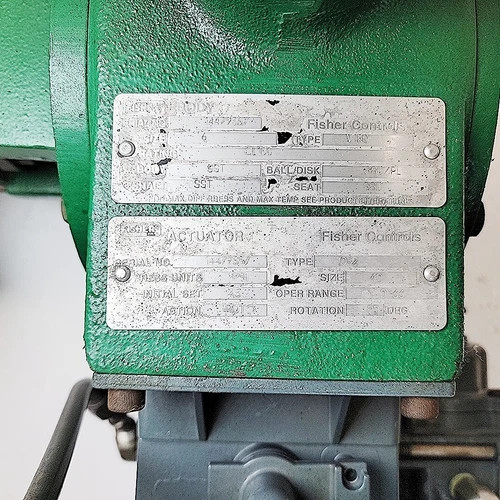 Fisher 6" V150 CL-150 Control Valve With 1052 Size 40 Pneumatic Actuator — product image 4 of 6