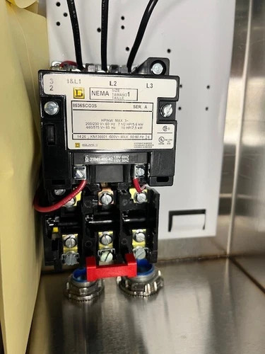 Square D 8536SCW5V02S Type S Size 1 Combination Motor Starter Disconnect — product image 6 of 8