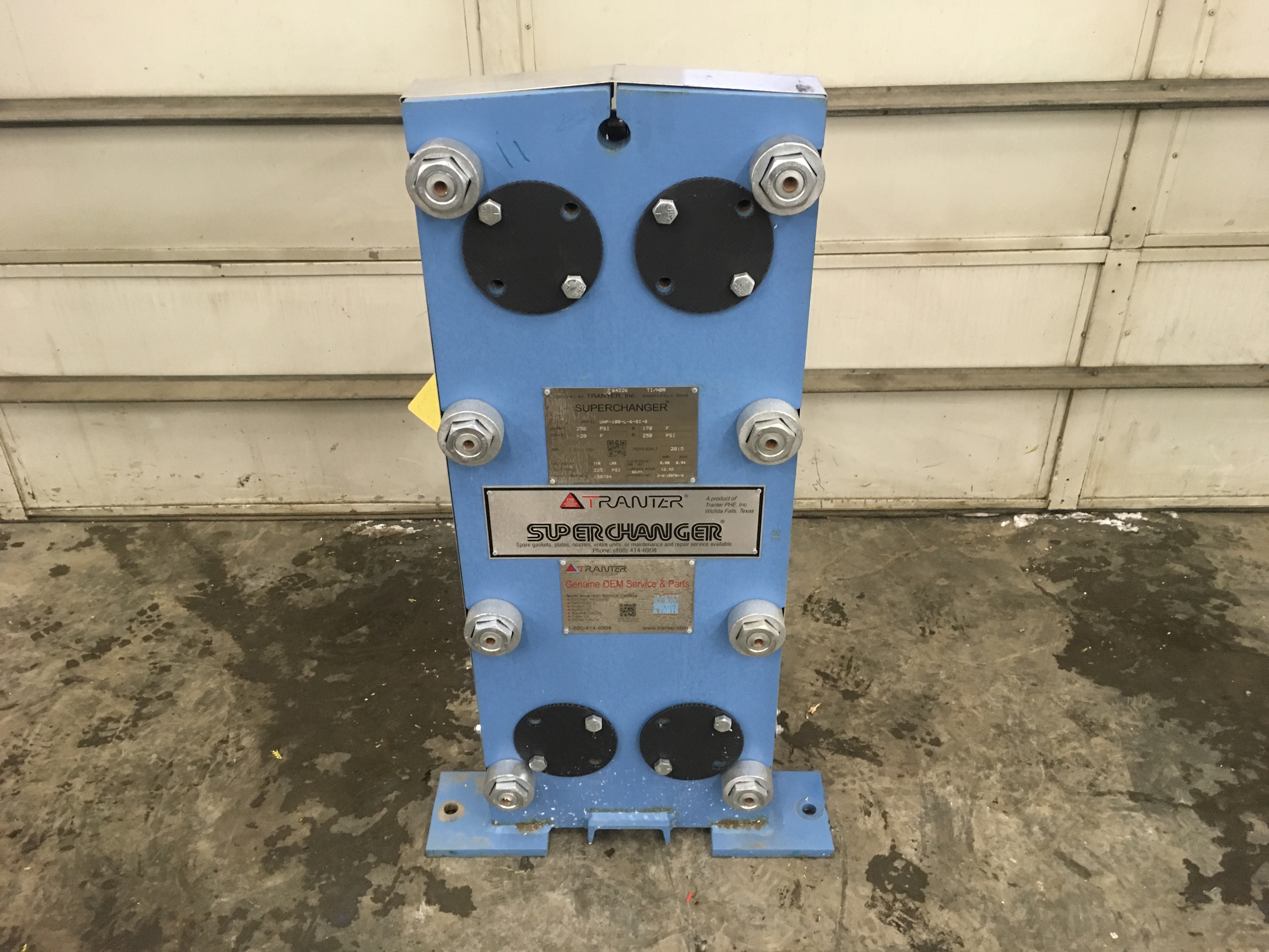 Tranter Superchanger UXP-100-L-6-SI-8 Plate and Frame Heat Exchanger — product image 3 of 4