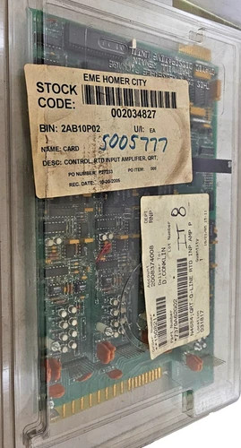 Westinghouse 7379A62G02 4QRT Input Amplifier Control QRT-Q-Line — product image 3 of 4