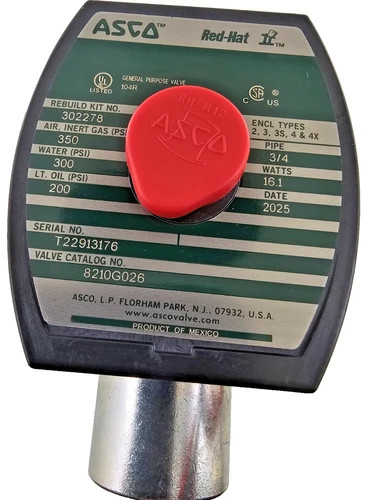 ASCO 8210G026 Red Hat II Solenoid Valve — primary product image