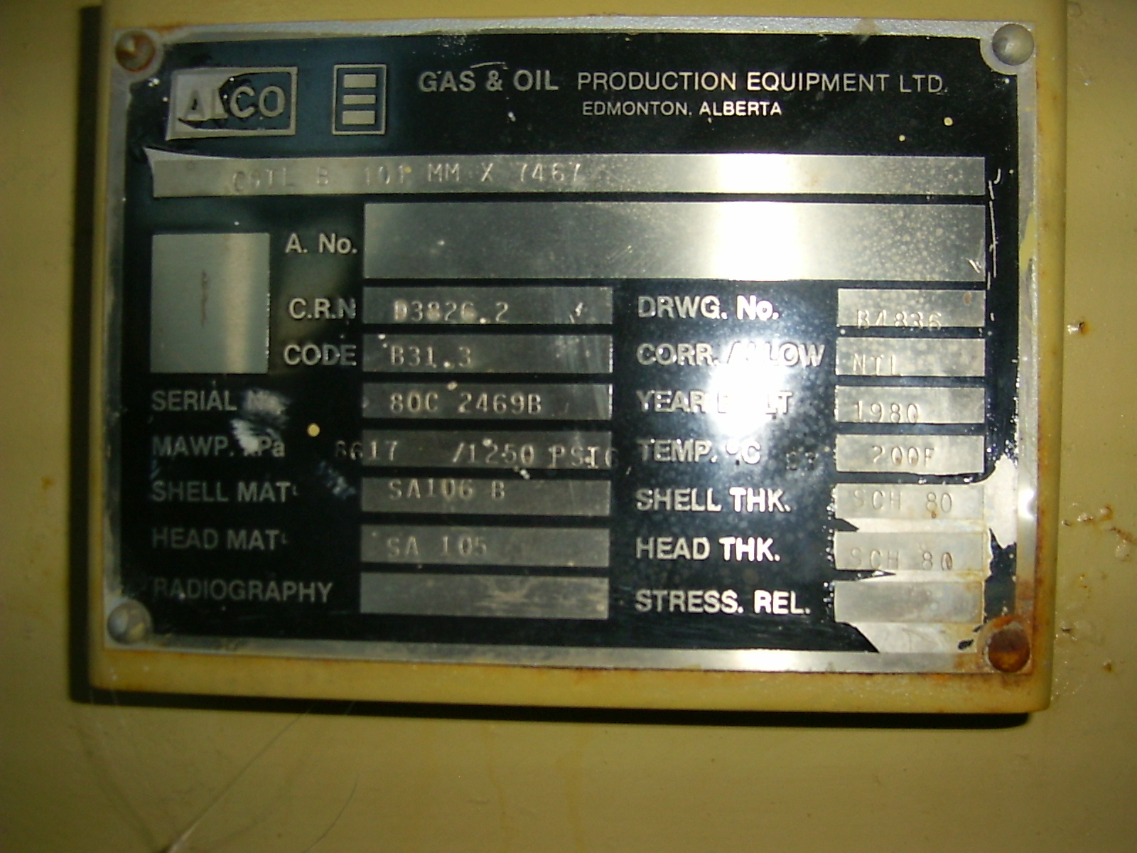 Alco 2.5 MMBTU Line Heater — product image 8 of 8