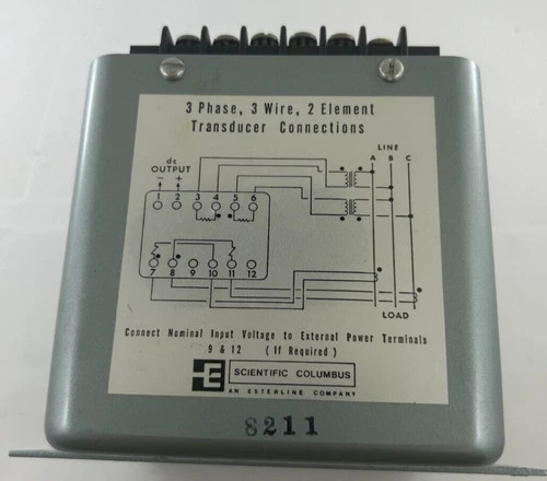 Scientific Columbus XL31K5A2 Exceltronic Watt Transducer — product image 2 of 4