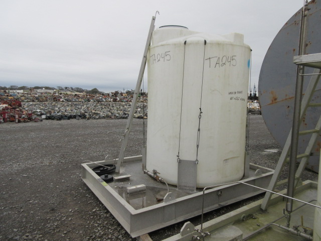 1000 Gallon Vertical Polyethylene Storage Tank TA245 — product image 7 of 7