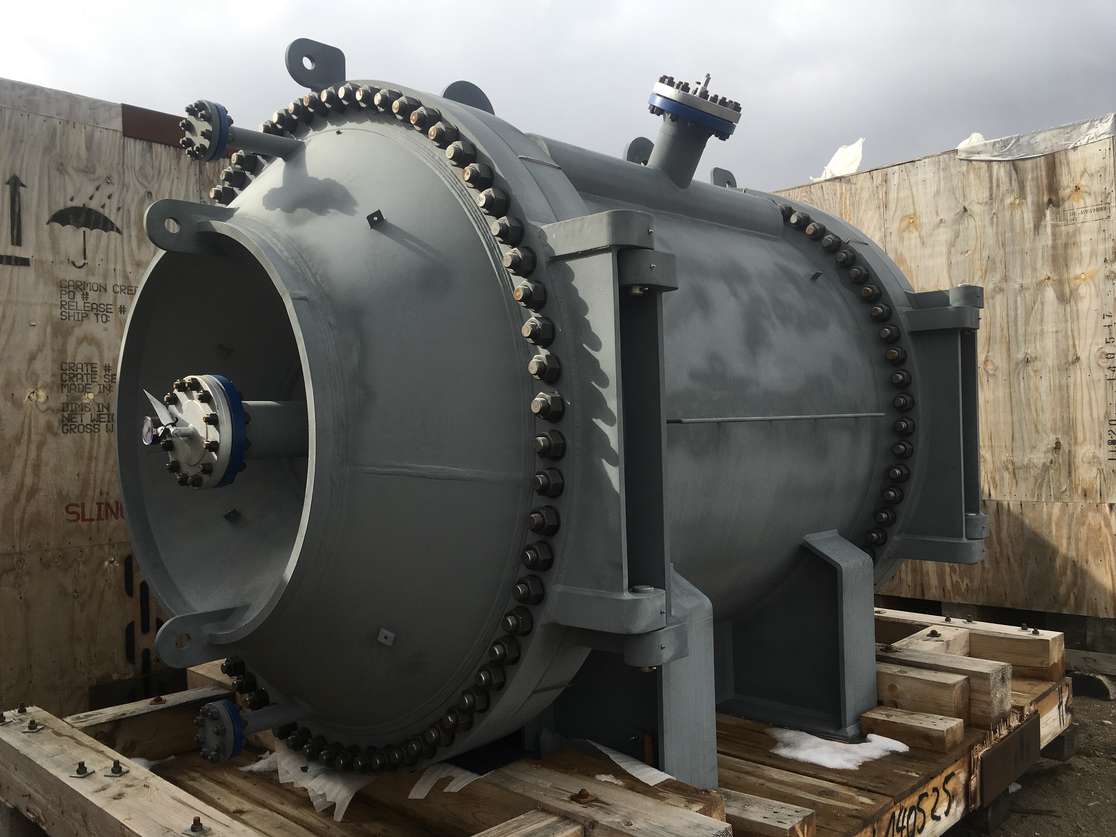 Unused Tranter Spiral Heat Exchanger 1120-E-10490, 2097.89 ft² — product image 3 of 5