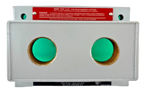 Allen Bradley 800H-NP31 Heavy Duty Enclosure Cover, Types 7 & 9, 2 Holes — product image 2 of 6