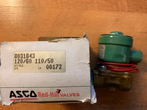 ASCO 8030B43 Solenoid Valve 3/4 Inch 120/60V 2-Way — primary product image