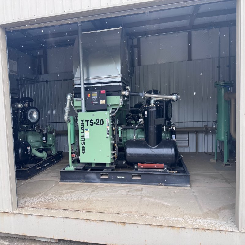 Sullair TS20C-250 Duplex Skid-Mounted Rotary Screw Air Compressor Package