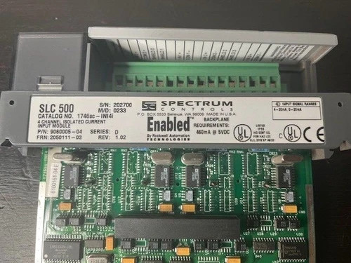 Spectrum Controls 1746sc-INI4I SLC 500 4-Channel Isolated Analog Input Module — product image 3 of 4