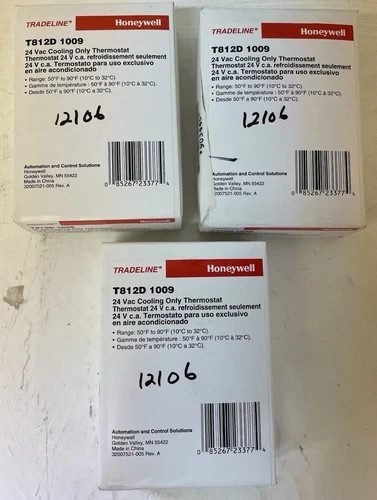 Honeywell T812D1009 24 Vac Cooling Only Thermostat — primary product image