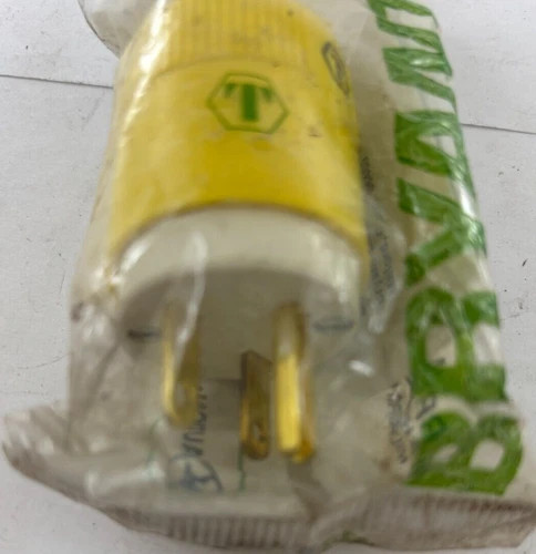 Bryant Tech-Spec 5666 NSY 15A 250V NEMA 6-15 Straight Blade Plug — product image 3 of 6