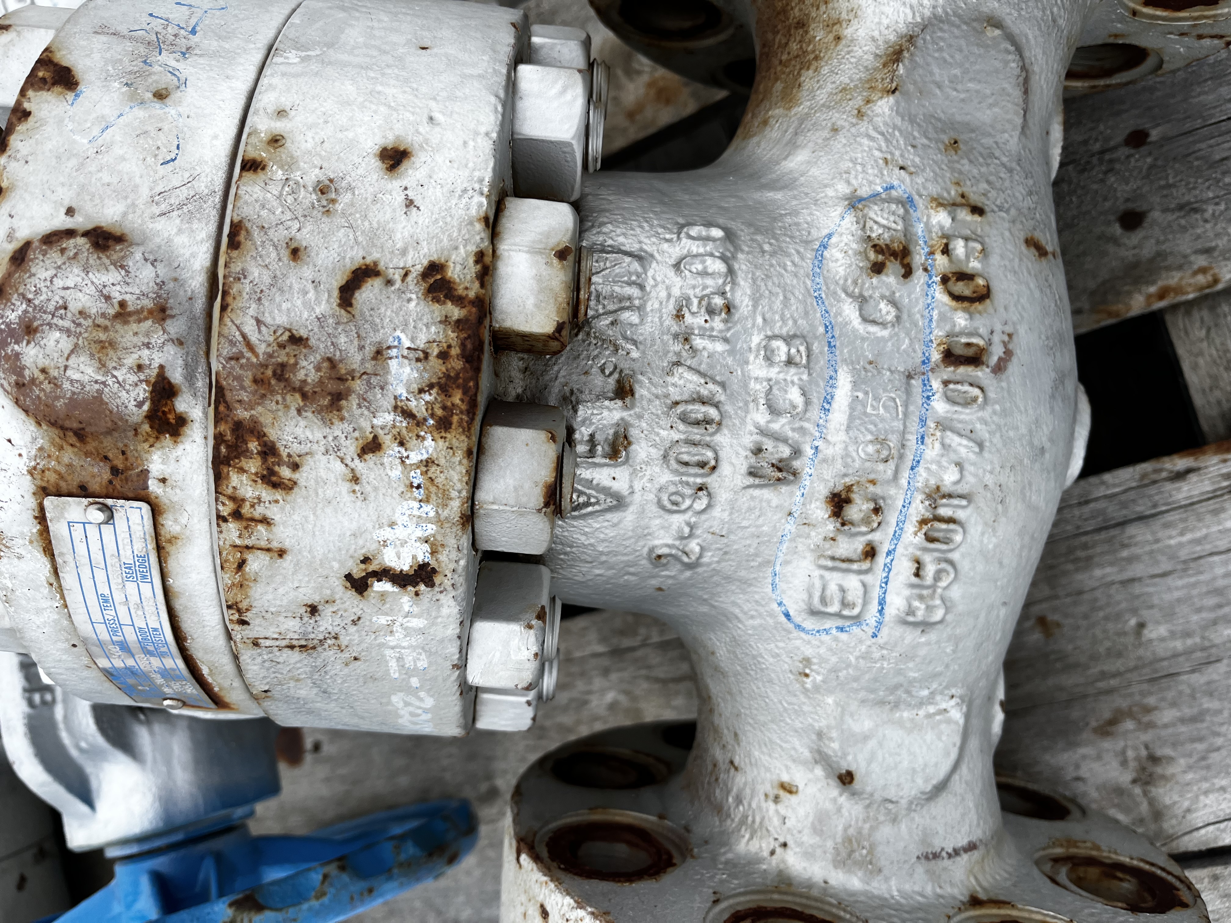 Velan 2 Inch Class 1500 Cast Steel Gate Valve — product image 3 of 4