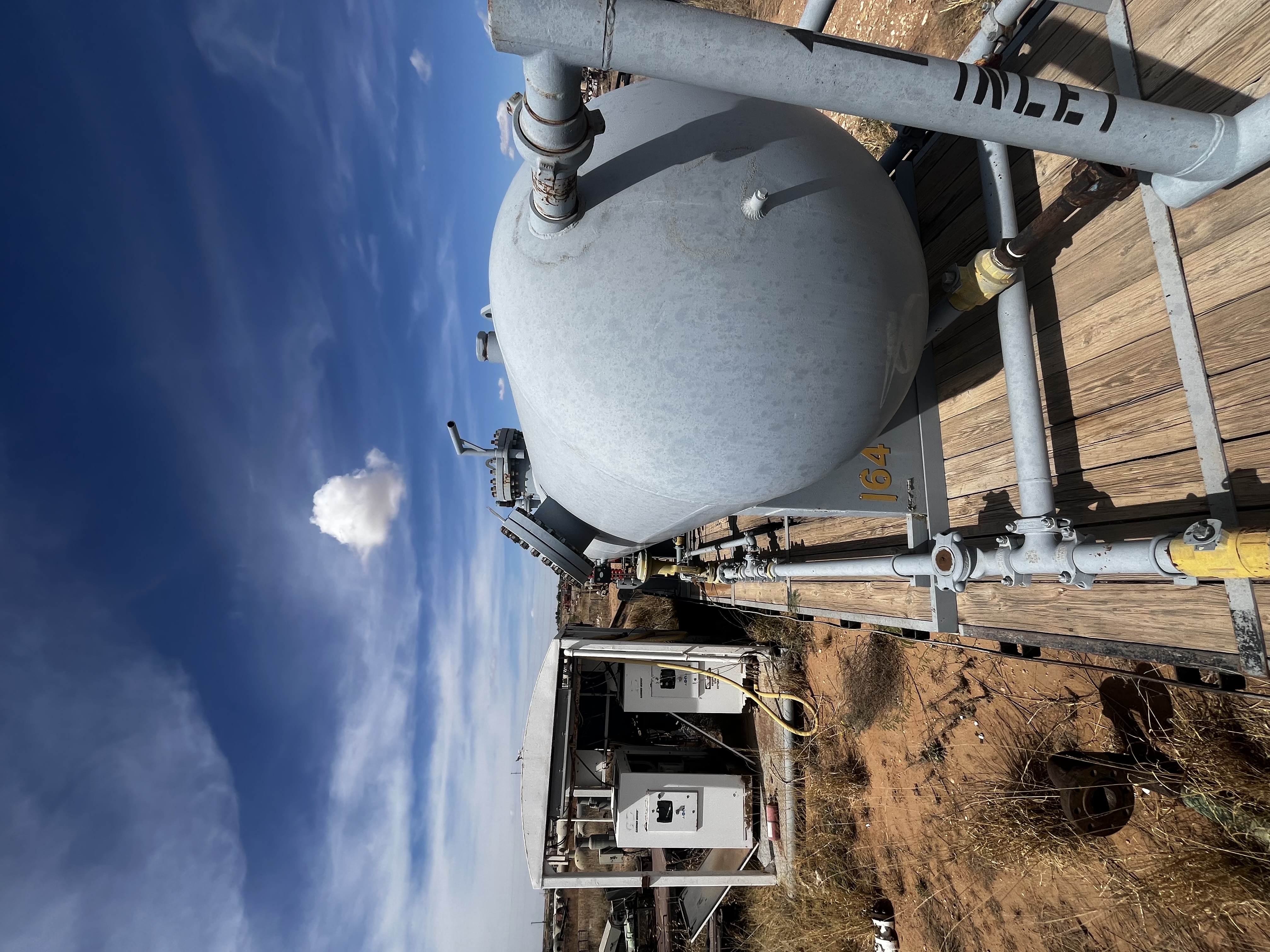 Production Equipment Horizontal Pressure Vessel Separator XX020