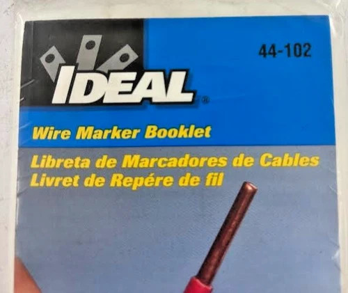 Ideal 44-102 Wire Marker Booklet — product image 3 of 3
