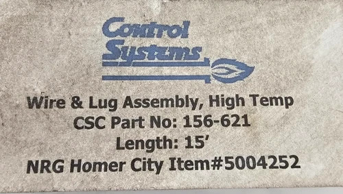 Control Systems 156-621 High-Temp Wire & Lug Assembly, 15 ft — product image 2 of 4