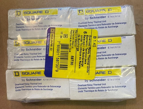 Square D B1.45 Overload Relay Thermal Unit - Pack of 7 — primary product image