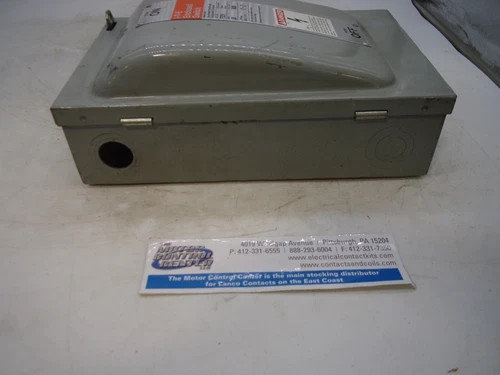 ITE F351 Heavy Duty Fusible Safety Switch, 30A, 600V, 3-Pole, NEMA 1 — product image 8 of 8