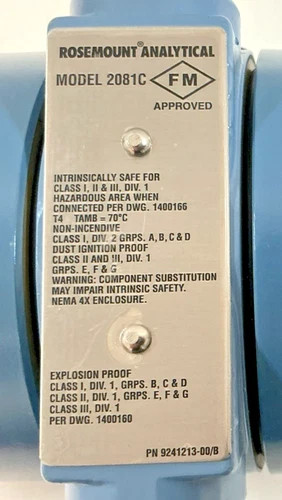 Rosemount Analytical 2081C Conductivity Microprocessor Transmitter — product image 2 of 8