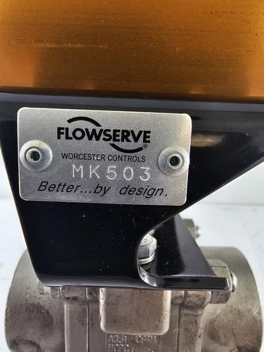 Flowserve Worcester Controls 10 39 S 120A R6 Pneumatic Actuator with 1" Ball Valve — product image 2 of 10
