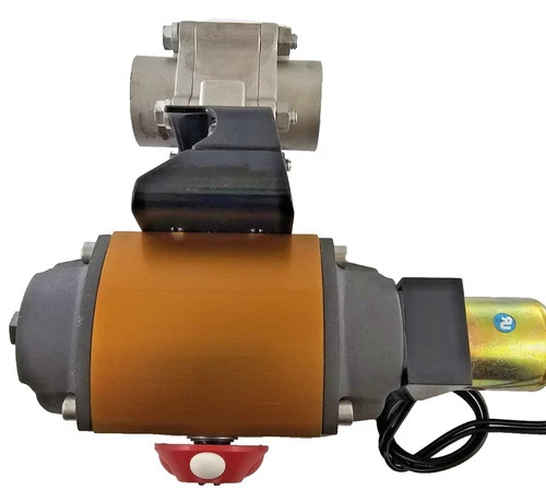 Flowserve Worcester Controls 10 39 S 120A R6 Pneumatic Actuator with 1" Ball Valve — product image 8 of 10