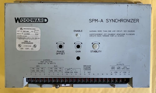Woodward SPM-A Synchronizer 9907-028 Rev D — primary product image