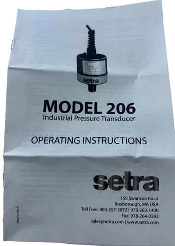Ingersoll Rand 206120-IR1 Oil Pressure Transducer — product image 5 of 5