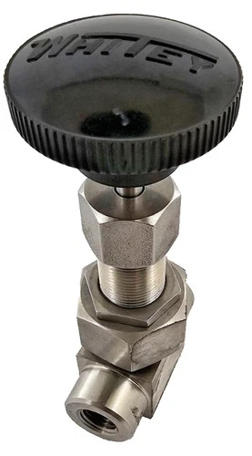 Whitey SS-6LRF4 3/8" Stainless Steel Angle Pattern Needle Valve — product image 5 of 6