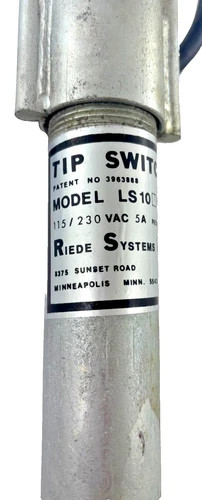 Riede Systems LS1010 Tip Switch 115/230 VAC 5A Resistive — product image 5 of 6