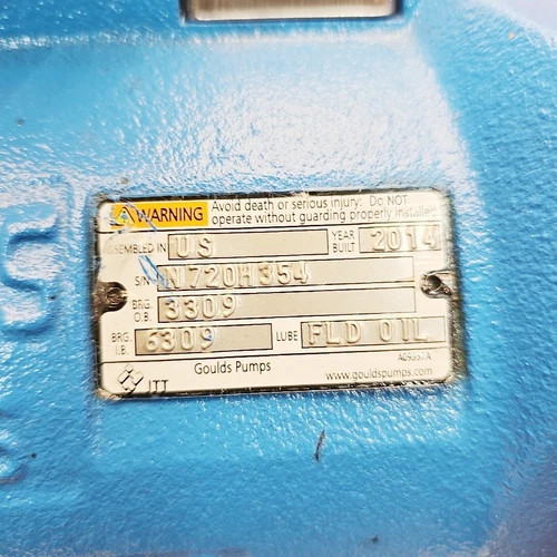 Goulds 1.5x3-10 3196 MTi Centrifugal Pump 9" Impeller 316SS — product image 4 of 10