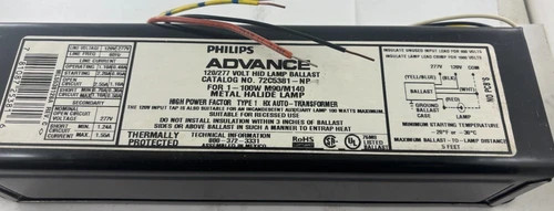 Philips Advance 72C5381-NP 120/277 Volt HID Lamp Ballast — product image 2 of 6