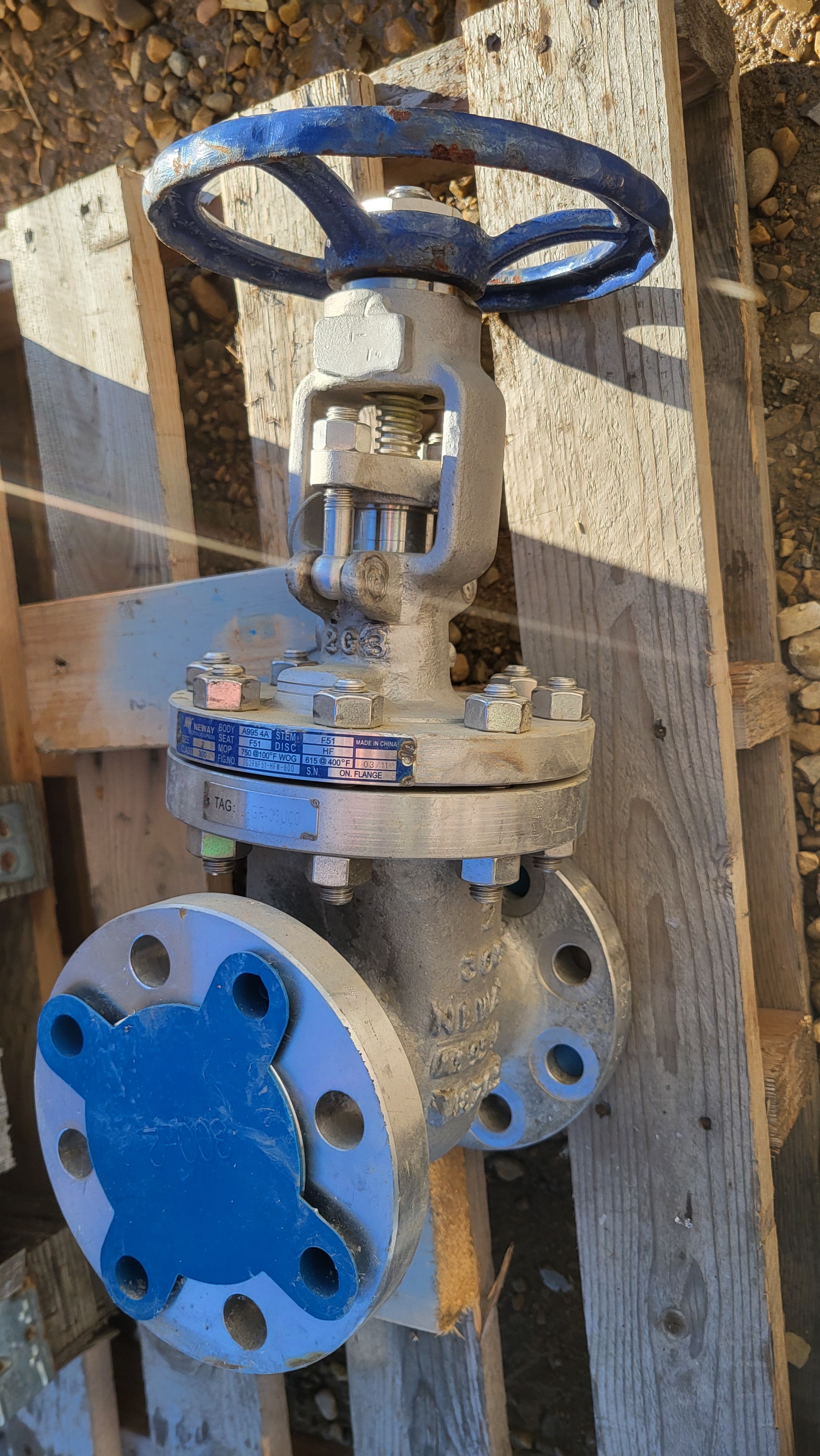 Neway 2-Inch Class 300 Gate Valve FIG. 2G3RNF51-HFW-600 — product image 2 of 3