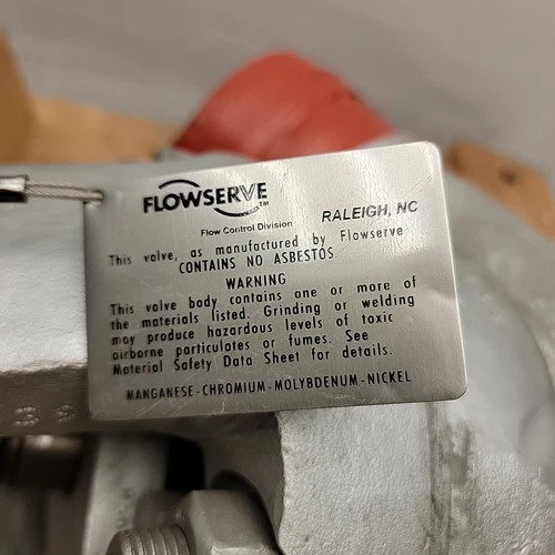 Flowserve Edward 4" Class 2900 Special Angle Blowdown Valve with V1-1S Gear Actuator — product image 18 of 19